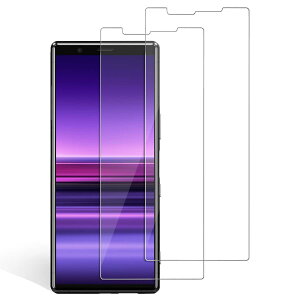 �y2������z Xperia1 �p �K���X�t�B���� SOV40 SO-03L �t�B���� �G�N�X�y���A 1 �����K���X �t���ی�t�B���� �y�C�A�[��/�����Ȃ�/�\��t���ȒP�z