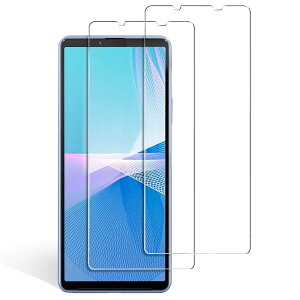 �y2������z Xperia10 III/Xperia 10 III Lite �p �K���X�t�B���� SOG04 SO-52B �ی�t�B���� �����K���X