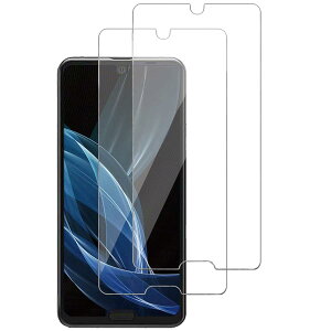�y2������z AQUOS R2 �p �K���X�t�B���� SH-03K SHV42 706SH �t�B���� �y�C�A�[��/�����Ȃ�/�\��t���ȒP�z �A�N�I�X R2 �����K���X �t�� �ی�t�B����