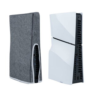 Mcbazel PS5 Slim��p �_�X�g�J�o�[ �c�� �h�o�J�o�[ �z�R�� ���h�~ ������� �E���ȒP ����h�~ �������ȒP PS5 Slim�f�B�X�N�ƃf�W�^���œK�p-�O���[