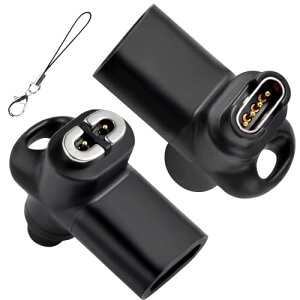 Garmin�K�[�~���p�ϊ��A�_�v�^�[ Shokz USB Type-C�p�ϊ��A�_�v�^�[ 2 in 1�ϊ��A�_�v�^�[Venu 3/ Approach s70 Fenix�V���[�Y�ȂǔėpUSB-C to Shokz �[�d�P�[�u�� �ɑΉ� �ϊ��A�_�v�^�[ �AShokzOpenRun (��AfterShok