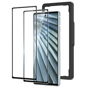 NIMASO �K���X�t�B���� Pixel 7A �p �K���X�t�B���� �t���ی� �w��h�~ ���� �K���X 2������y�T�C�Y���ǁz�y�\��t���ȒP�z�y�K�C�h�g�L��z�s�N�Z��7a �ی� �t�B���� NSP23G697