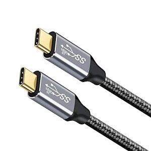 Type C �P�[�u�� 2M USB C to C�P�[�u�� USB3.1 Gen2(10Gbps) 100W PD�}���[�d 4K / 60Hz�f���o�� �i�C�����҂�MacBook�APad�ASurface�ASwitch�AXperia�AGalaxy�APixel���^�C�vc�@��Ή�