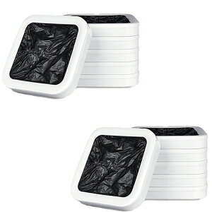 リフィルリング6個セット 12個セット 詰め替えゴミ袋 全自動ゴミ箱 カートリッジ 自動 袋取付 袋縛り 手をかざすだけ t1s(拡張版)15.5L 専用 自動開閉 手が汚れない ワンタッチ おしゃれ ご