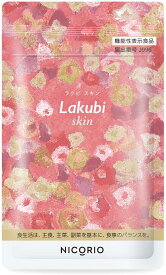 【ポイント5倍＋5000円以上で5%OFF】【公式】ラクビスキン Lakubi skin ニコリオ NICORIO うるつや乳酸菌 GABA 肌 ストレス サプリ サプリメント 美容 健康 食品 送料無料