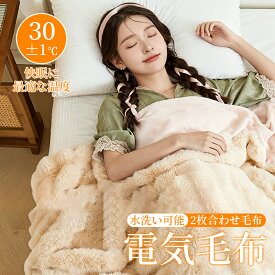在庫処分★もこもこ毛布 ふわとろ ブランケット 電気毛布 掛け敷き 大判　自動電源オフ 過熱保護 12時間タイマー 8段階温度 電気ブランケット 静電気防止 敷き掛け ひざ掛け ダニ退治 省エネ プレゼント 洗濯機対応 軽量 ギフト 冬 寒さ対策