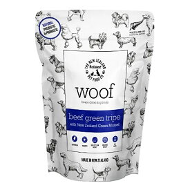 WOOF ビーフグリーントライプwith緑イ貝 40g フリーズドライ 安心安全 ニュージーランド産 おやつ ご褒美 トッピング 天然酵素ワフ
