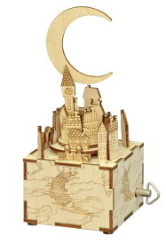 【EA251S】 DIYオルゴール ムーンドリーム ナチュラル 曲目： 三日月 18弁 オルゴール クリスマス 誕生日 プレゼント 可愛い かわいい ギフト インテリア おしゃれ 木製 記念 子ども 夏休み 冬休み 春休み 自由研究 工作 オルゴール ニデック Nidec