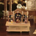 【CD188S】ディズニー Disney 木製 からくり Mickey/ミニーのオルゴール演奏会 オルゴール ミッキー ミニー ドナルド 誕生日 クリスマス プレゼント 可愛い かわいい ギフト インテリア おしゃれ 木製 記念 女性 オルゴール 曲目：When You Wish Upon a Star ニデック Nidec