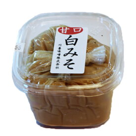 白みそ 甘口 450g 老舗 川善味噌 国産大豆使用 賞味期限60日　常温発送。（クール便対応の商品番号はお問い合わせいただけたらご連絡いたします。【日時指定は宅急便に変更のため送料加算あり】