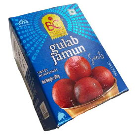 グラブ・ジャムン Gjlab Jamun 500g インドのお菓子 Bhikharam Chandmal 小麦粉や牛乳で作った生地を揚げて、砂糖と水で作った甘いシロップに浸します。そのシロップにはカルダモンやローズウォーターなどの香辛料が加えられ、独特の風味を楽しめます。﻿