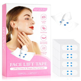 小顔テープ リフトアップ 顔 ほうれい線 小顔 矯正 テーピング 120回分 コスプレにも使用可能 フェイスアップ アシスト フェイス テープ