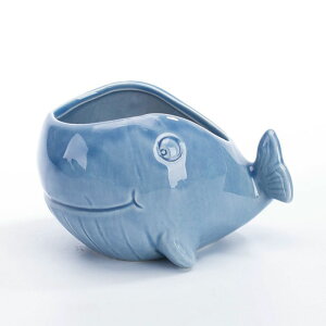 海洋多肉植物 鉢 植木鉢 おしゃれ 陶器鉢 観葉植物 鉢 多肉 鉢 かわいい漫画の鯨 貝殻植木鉢 事務室 ベランダ 客間の最優秀装飾