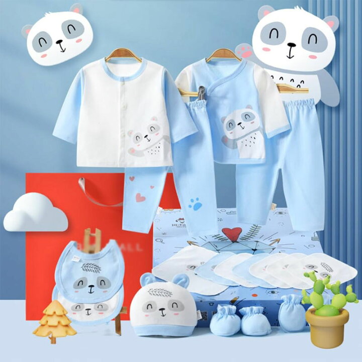 楽天市場】ベビー服 出産祝い 新生児服 肌着 18点セット ベビーギフト 