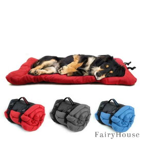 【無料送料】キャンプ・車＆家用ポータブル折りたたみ式犬ベッド - 耐久性のあるポリエステル製ペットマット、人間工学に基づいたデザイン、洗濯機対応- すべてのサイズの犬向け屋内外使用、アウトドア用犬ベッド、お手入れ簡単素材