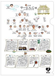 WE LOVE OKINAWA クリアファイル (紅型シリーズ/カラーシリーズ/物知りシリーズ/モノクロシリーズ) | ファイル クリアフォルダ クリアケース A4 書類 整理 プリント入れ 雑貨 文房具 文具 沖縄 土