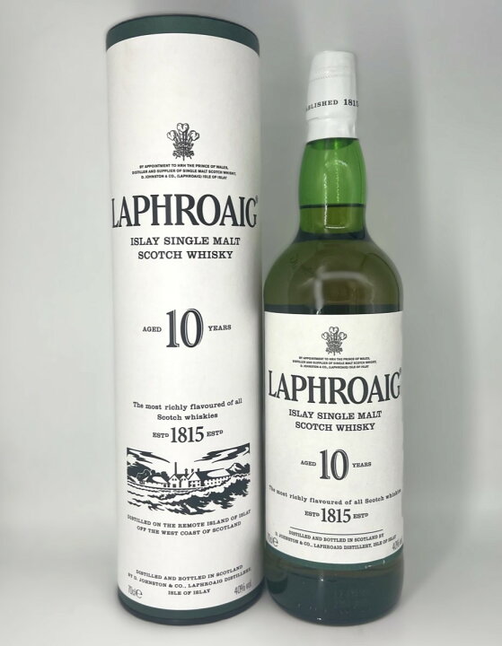 楽天市場】【旧ラベル】ラフロイグ10年 700ml/40% 1stフィルバーボン 