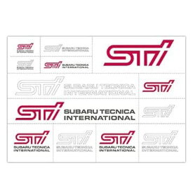 スバル　STI　転写ステッカー　STSG14100200　【定形外郵便】【I-3】