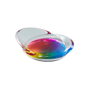 小物・メモトレイ レインボー K-137RC 透明度の高いアクリル製の美しい事務小物 個人宅配送不可 ゴージャス 入れ物 入れ 立て ラグジュアリー ガラスのような ガラスみたいな ガラスっぽい