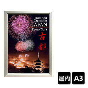 A3 VE-1 額縁タイプのポスターフレーム 豊富なサイズ 要法人名  (選べるフレームカラー)