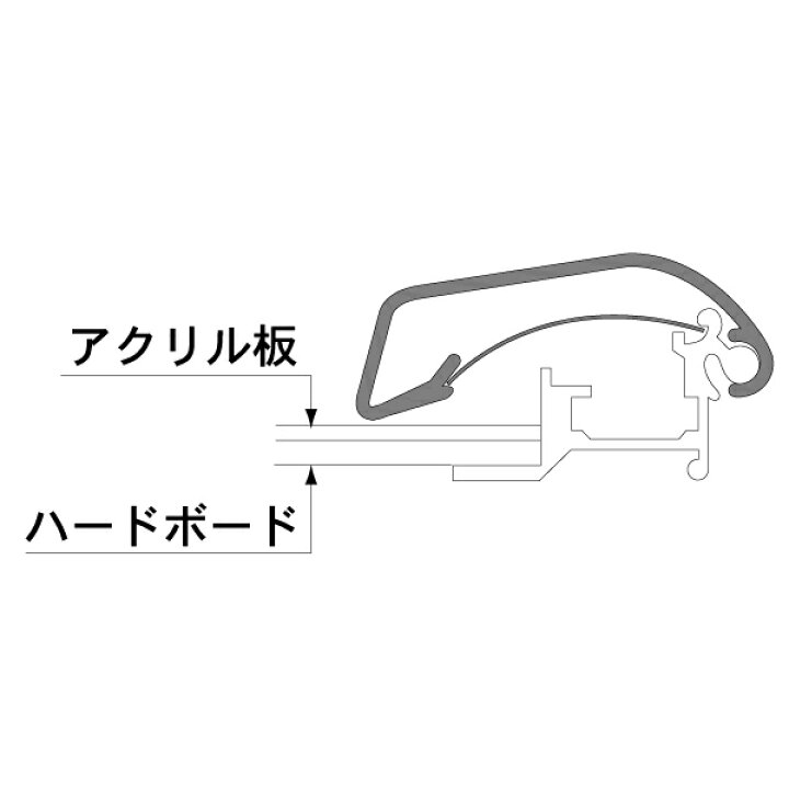 楽天市場】B0 マット紙用 TG-44R タンパーグリップ(ポスター盗難防止 