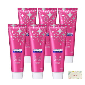 花王 クリアクリーン プレミアム 美白 160g 6個セット + Kunutonnオリジナルロゴ入りe おまけ付