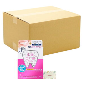 花王 クリアクリーンプレミアム ホワイトクリアパックハミガキ 7回分オリジナル 24個セット + Kunutonnオリジナルロゴ入りe おまけ付