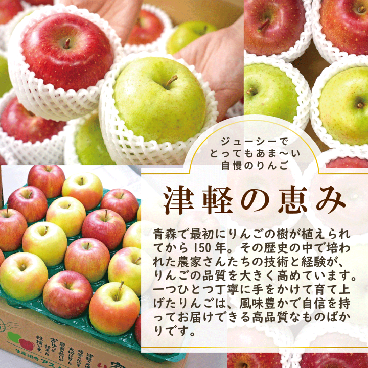 青森りんご サンふじ王林ジョナゴールドミックス りんごジュース