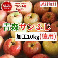 青森県産 サンふじ 加工用 10kg 徳用 送料無料