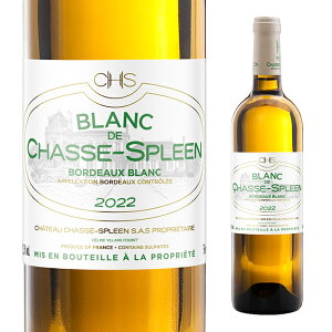 BLANC DE CHASSE-SPLEEN 2022(�u�����E�h�E�V���X�E�X�v���[�� 2022) �����C�� 750ml �{���h�[ ���[���X
