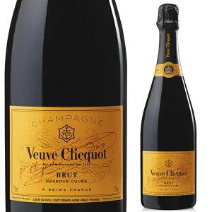 ヴーヴ クリコ イエロー ラベル リザーブ キュヴェ ブリュット BOX 750ml 箱あり 並行品 白 辛口 泡 Veuve Clicquot Reserve Cuvee シャンパン スパークリングワイン シャンパーニュ フランス【送料無料