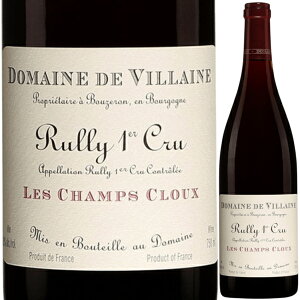 2019 h[k h B[k [ v~G N  V N[ [W 750ml  ~fBA{fB uS[j tX BOURGOGNE PINOT NOIR DOMAINE DE VILLAINE RULLY 1ER CRU LES CHAMPS CLOUX ROUGE
