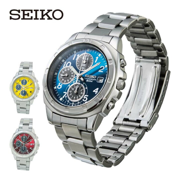 楽天市場】SEIKO セイコー クロノグラフ アラビア数字文字盤 (海外 