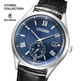 CITIZEN シチズンコレクション エコ・ドライブ スモールセコンド BV1120-15L 光発電 約9ヶ月 カーフ革 10気圧防水 日付表示 日本製 腕時計 ウォッチ ウオッチ
