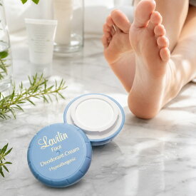 薬用 デオドラントクリーム ラヴィリン フットクリーム 足用 1個 - 消臭 ニオイ 予防 対策 医薬部外品 足 脚 クリーム ハーブエキス 半年 6か月 コスパ ラビリン