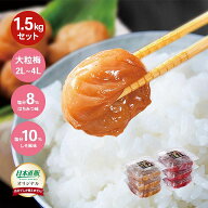 紀州南高梅 完熟つぶれ梅 1.5kgセット - 1パック500g 3パック ワケあり 梅干し とろとろ 肉厚 完熟 つぶ…