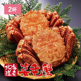 北海道 ボイル 姿毛蟹 0.8kg 2セット - 毛がに けがに ケガニ 毛蟹 カニ かに 蟹 冷凍 ゆで 姿 日本産