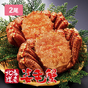 【直送】 北海道 ボイル 姿毛蟹 2杯 - 毛がに けがに ケガニ 毛蟹 カニ かに 蟹 冷凍 ゆで 姿 日本産 北海道産 ボイル姿毛蟹 濃厚な甘み 繊細な甘み 大人気 やわらかい身 たっぷり グルメ シー