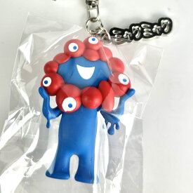 ミャクミャク キーホルダー 金属チャーム 付き　EXPO2025 大阪・関西万博 限定 立体フィギュア ラバー素材