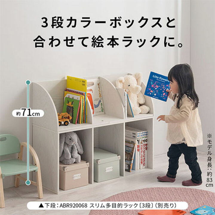 楽天市場】コーナー収納 カラーボックス 収納 スリム 3段 約 幅30cm 
