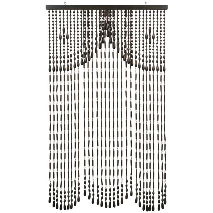 楽天市場 のれん 洋室 無地 ひも ビーズ ひものれん ビーズのれん たまのれん 玉のれん 珠のれん 暖簾 和風 カジュアル 日本製 国産 洋風 間仕切り すだれ 木製 手作り ブラウン おしゃれ 日本インテリア 雑貨 家具 収納