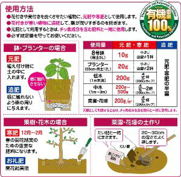 花ごころ 超リンカリ肥料 500g 日本花卉ガーデンセンター annex