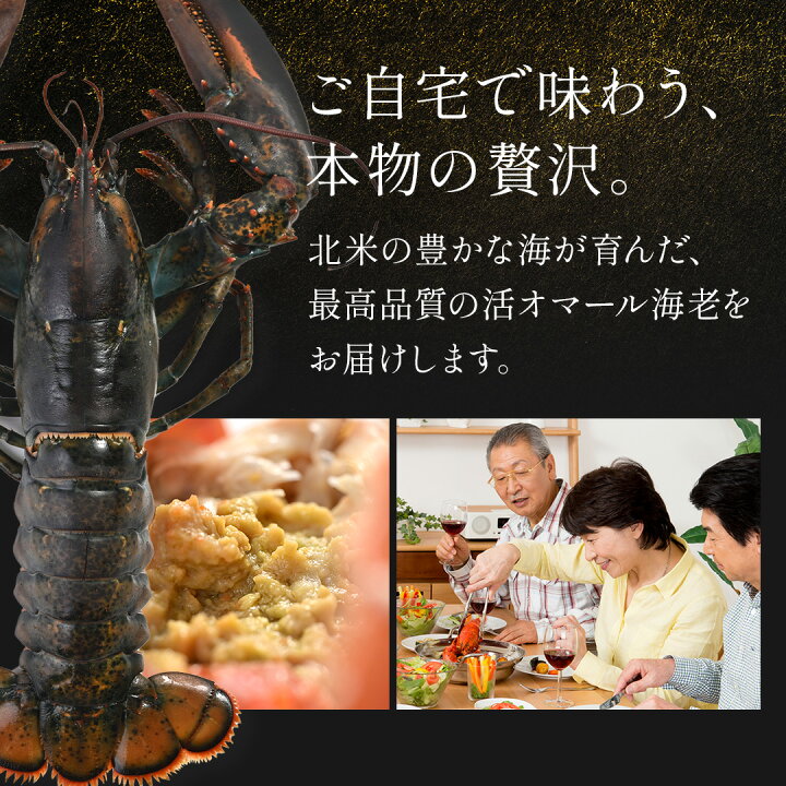 楽天市場】活オマール海老 特大600g 2尾 ロブスター【送料無料】贅沢 