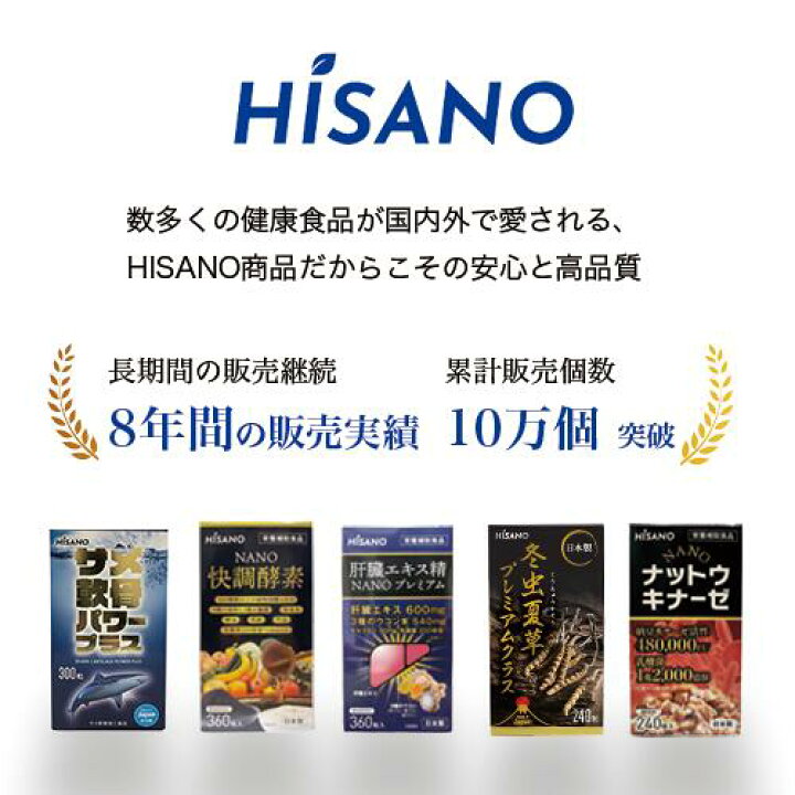 楽天市場】サメ軟骨パワープラス サメ骨100％ HISANO 日本製 健康補助 