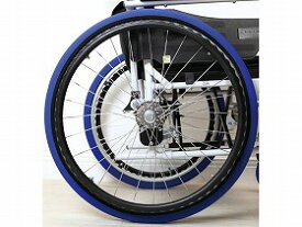 ＜あい・あーる・けあ＞ホイルソックス（2本入）青　小車いす 車椅子 タイヤ 汚れ防止 カバー 室内 高齢者 お年寄り