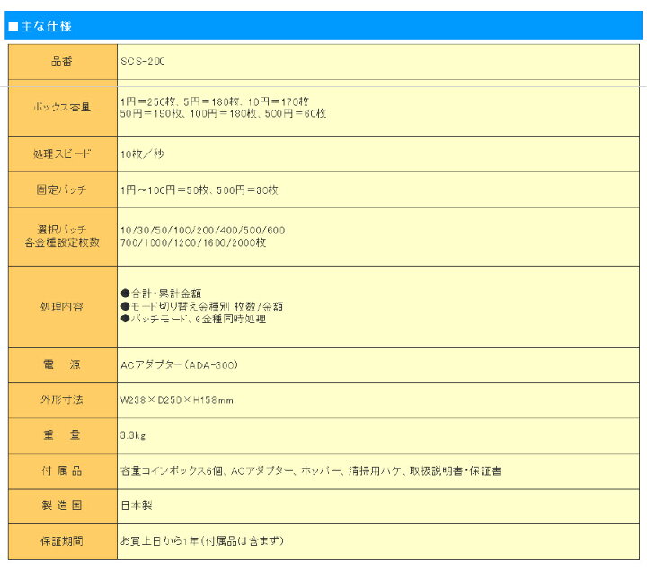 楽天市場】予約受付(納期未定) 硬貨計数機 コインカウンター 電動 