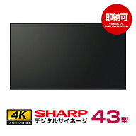 即納可 シャープデジタルサイネージ PN-HW431 本体 SHARP | 業務用ディスプレイ 電子看板 液晶ディスプレ…