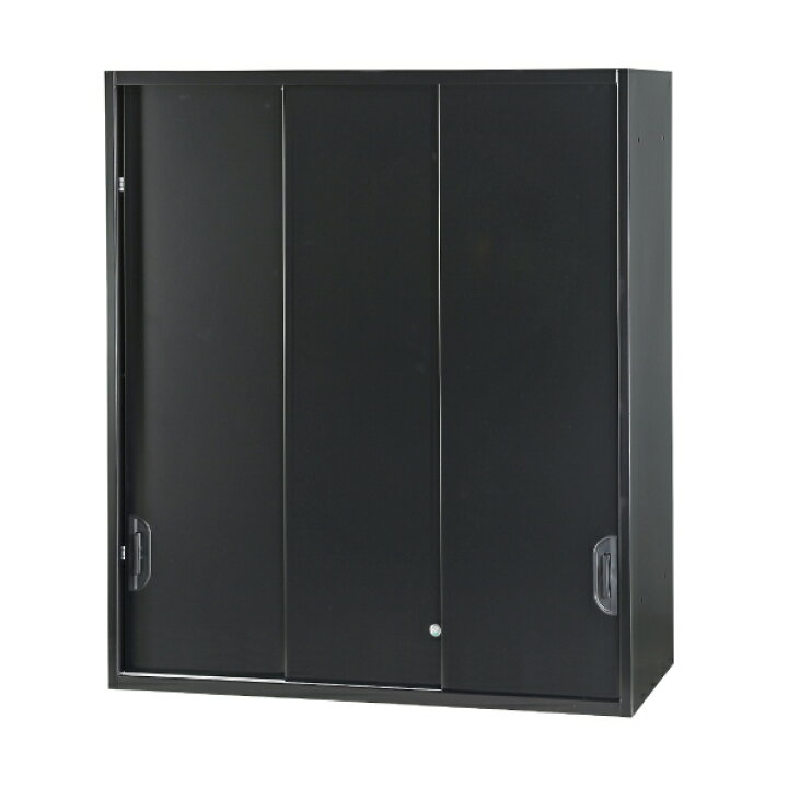 楽天市場】豊國工業 収納庫 スチール3枚引き違いタイプ HOS-HKS3UX-B 
