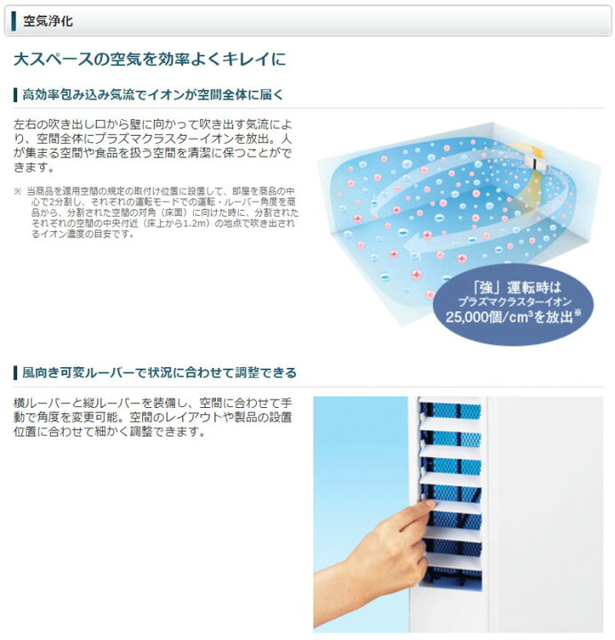 楽天市場】シャープ プラズマクラスター空気清浄機 FU-M1000 | 壁掛け 