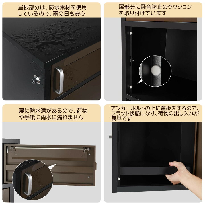 楽天市場】(組立完成品) TOOLS LIFE 宅配ボックス（中）THBOX-1-1 